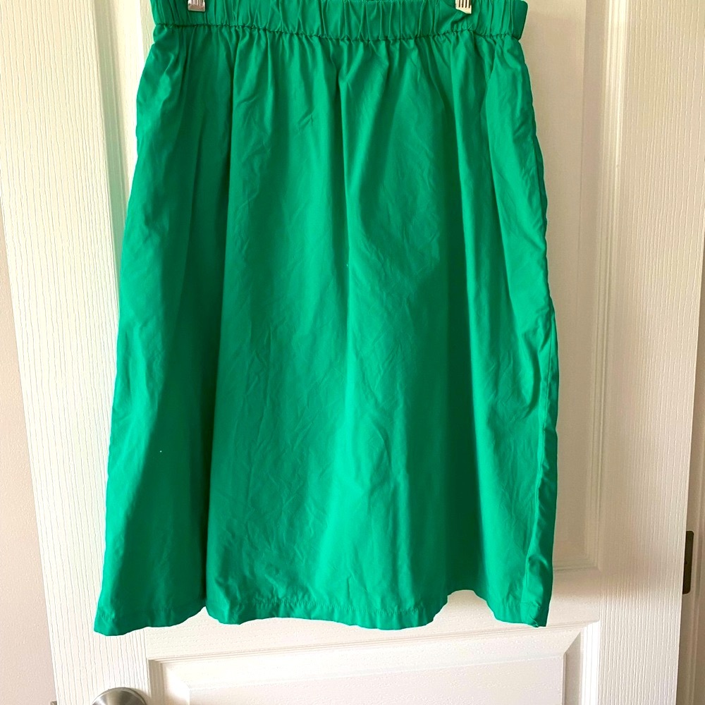 GAP Vibrant Green Elastic Waist Skirt